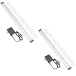 Pack Eshine Hand Wave Led Under Cabinet Lights 20IN Dimmable Black. Fixed Price $32.13.