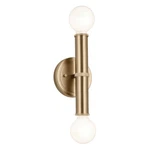 Kichler 55159 Torche 2 Light 10" Tall Wall Sconce - Bronze. Fixed Price $174.99.