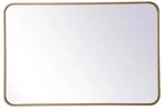Elegant Lighting MR802436 Formiae 24" W X 36" Contemporary - Brass. Fixed Price $176.00.