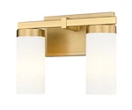 Z-lite 3044-2V Danica Light 12"W Vanity Gold. Fixed Price $180.00.