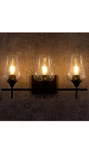 Vonluce 3-LIGHT Vanity Matt Black Finish, Vintage Farmhouse. Fixed Price $44.99.
