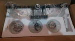 Yhtlaeh Bathroom Vanity Light Fixtures Brushed Bronze Milk White Globe Glass Sha. Fixed Price $39.99.