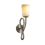 Justice Design Wall Sconce GLA-8911-16-WHTW-NCKL. Fixed Price $270.40.