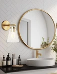 Gold Wall Sconces Bathroom Lighting Fixtures, Modern Hallway Lamp /one. Fixed Price $39.99.