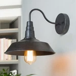 Lnc 10.2-IN 1-LIGHT Distressed Black Farmhouse Led Wall Sconce. Fixed Price $41.93.