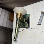 Vintage Csl Lighting Incandescent Fixture Sconce Lamp Rare Model. Glass Chipped. Fixed Price $119.97.