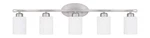 Homeplace Lighting 115251BN-338 Dixon Modern Soft White Glass Bathroom Vanity.... Fixed Price $256.18.