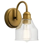 Kichler 45971 Avery 10" Tall Gooseneck Bathroom Sconce - Brass. Fixed Price $57.58.