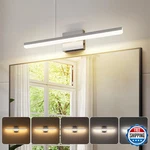 Pasoar Led Modern Bathroom Fixtures 18W Brushed Nickel Vanity Lights Bar. Fixed Price $101.17.