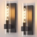 Black Wall Sconces Set Of 2, Modern Bathroom Lighting Vanity. Fixed Price $109.99.