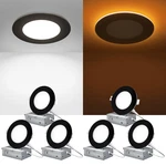 Zyc Canless Led Recessed Lighting 4 Inch 6 Pack 5CCT Ultra-thin Downlight. Fixed Price $106.83.