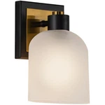 Artcraft Lighting AC11691BB Lyndon Bathroom Vanity Black And Brushed Brass. Fixed Price $96.75.