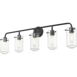 Z-lite 471-5V-MB Delaney Light 38 Inch Matte Black Vanity Wall. Fixed Price $214.14.