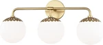 Mitzi H193303-AGB Paige Light Alloy Steel Bath Vanity Gold Finish. Fixed Price $400.00.