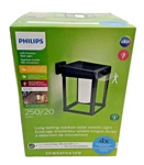 Philips Led Outdoor Wall Lantern - Bright White Porch Light Solar Motion. Fixed Price $49.99.