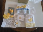 Duck And Daisy Bathroom Decor Collection, Night Light, Towel Set, Pegs. Fixed Price $30.00.