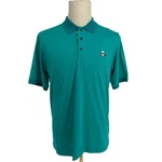 Robert Graham Easton Short Sleeve Knit Polo Solid Light Turquoise Green, Skull. Fixed Price $65.00.