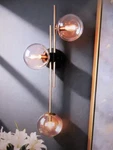 Lnc 30 In. 3-LIGHT Black Gold Modern Vanity Classic Linear Wall Sconce. Fixed Price $119.95.