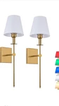 Jengush Wall Sconces Battery Operated Light Set Of 2 Not Hardwired. Fixed Price $69.99.