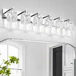 Volisun Crystal Vanity Lights For Bathroom, 6 Modern Stainless Steel. Fixed Price $119.90.