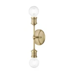Livex Lansdale Light Ada Vanity Sconce, Antique Brass 14422-01. Fixed Price $99.96.