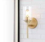 Jonathan Y Juno 13 In. 1-LIGHT Brass Gold Farmhouse Industrial Led Wall Sconce. Fixed Price $19.55.