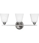 Sea Gull 4413003 962 Parkfield 3-LIGHT 24 Inch Brushed Nickel Bathroom Vanity. Fixed Price $160.33.
