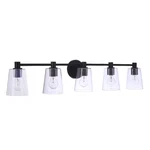 Craftmade 12642FB5 Emilio Light Inch Flat Black Vanity Wall. Fixed Price $149.99.