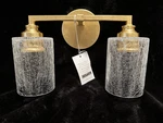 Capital Lighting 120521-422 Gold Milan 2-LIGHT 13-1/4"W Bathroom Vanity. Fixed Price $40.00.