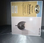 Hampton Bay Somerset Sconce Bronze Frosted Glass Shade 1000037255. Fixed Price $14.50.