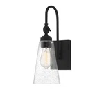 Savoy House 9-108-1 York 16" Tall Wall Sconce Black. Fixed Price $208.00.