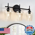 Mokatng 3-LIGHT Bathroom Fixtures, Black Vanity Lights For With. Fixed Price $127.73.