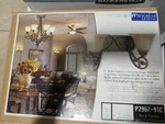 Biscay Crackle Bathroom Vanity Fixture Progress Lighting P2967-91C. Fixed Price $68.25.