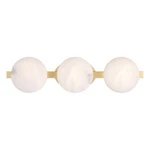 Minka Lavery Zill 24" 3-LIGHT Led Vanity Lily Gold With Alabaster Stone. Fixed Price $464.50.