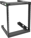 Riveco 19" Wall Mount Server Rack 17.7" Deep Post Open 12U, Black. Fixed Price $135.55.