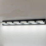 Led 47'' Vanity 6 Light Modern Matte Black For Bathroom Mirror Wall Lamp Fixture. Fixed Price $136.99.