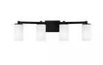Generation Lighting Hettinger 29" 4-LIGHT Matte Black Bathroom Vanity. Fixed Price $32.42.