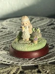 Miniature Precious Moments His Burden Light First Issue Pewter *goebel. Fixed Price $17.95.