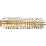 Crystorama HAY-1415-AG Hayes Bath Vanity Light Wall In Aged Brass. Fixed Price $638.40.
