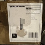 Nuvo Lighting 60/6692 Vesey Wall Sconce Burnished Brass And White. Fixed Price $63.32.