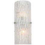 Varaluz Brilliance Light Bath Wall Sconce, Chrome/bright Ice Glass - AC1102. Fixed Price $169.00.