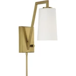 Crystorama AVO-B4201-AG Avon Swing Arm Wall Lamp Aged Brass. Fixed Price $158.40.