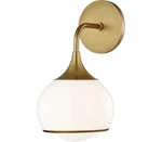 Mitzi H281301-AGB Reese Wall Sconce, 1-LIGHT, Aged Brass. Fixed Price $131.27.