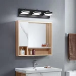 Jusheng 19.69IN. 3-LIGHT Black Led Bathroom Vanity With Dimmable New. Fixed Price $24.99.