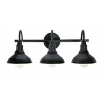 Kenroy Home 93515BL Dale 3-LIGHT 24 In. Black Farmhouse Bathroom Vanity. Fixed Price $74.97.