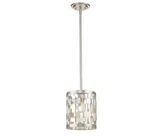 Z-lite Almet 1 Light Mini Pendant, Brushed Nickel 430MP-BN. Fixed Price $99.99.