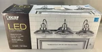 Feit Electric Vanity Lights Led 3-LIGHT, Brushed Nickel Dimmable. Fixed Price $34.46.