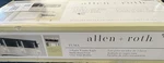 Allen + Roth Yuma 3-LIGHT Vanity Matte Black Finish Clear Glass. Fixed Price $35.00.