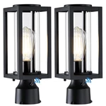Myhxq Dusk To Dawn Outdoor Post Lights 2 Packs, Lamp Fixture Moder.... Fixed Price $96.56.
