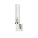 Z-lite Beau Light Wall Sconce In Polished Nickel/clear 3031-1S-PN. Fixed Price $160.00.